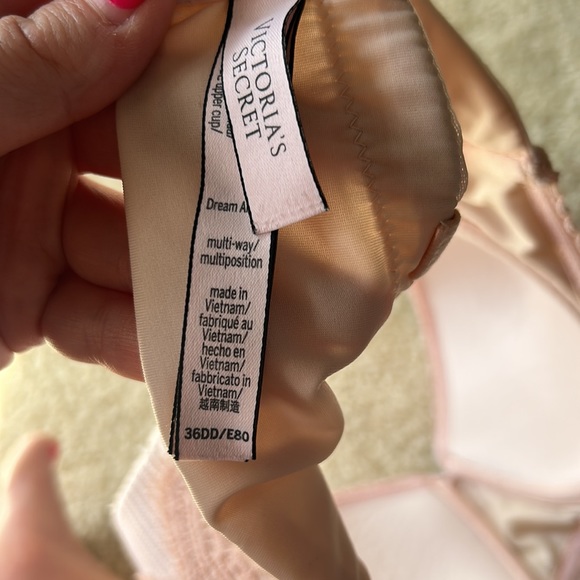 Light Pink Victorias Secret Lace Dream Angels Multi Way Bra - Picture 8 of 8